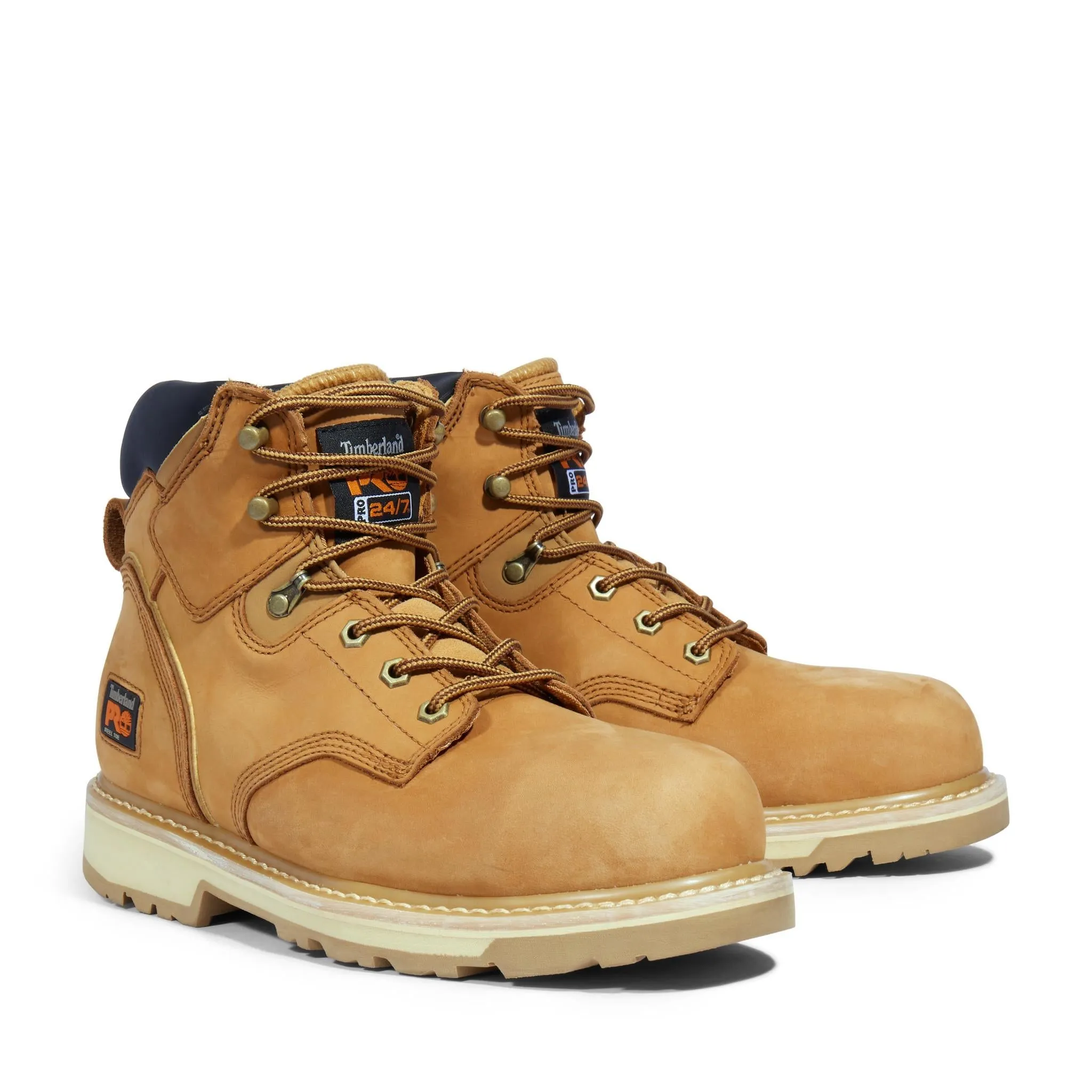 Pit Boss 6 Inch Steel-Toe Work Boot Wheat