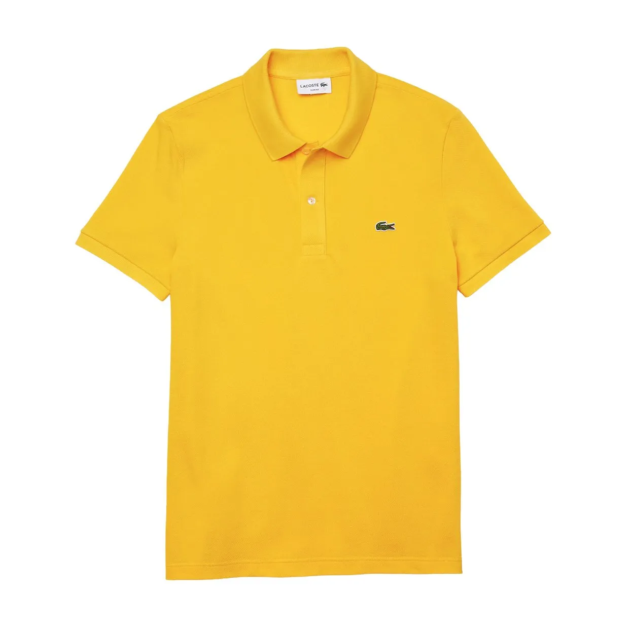 Polo Lacoste Slim Fit Giallo (US3)