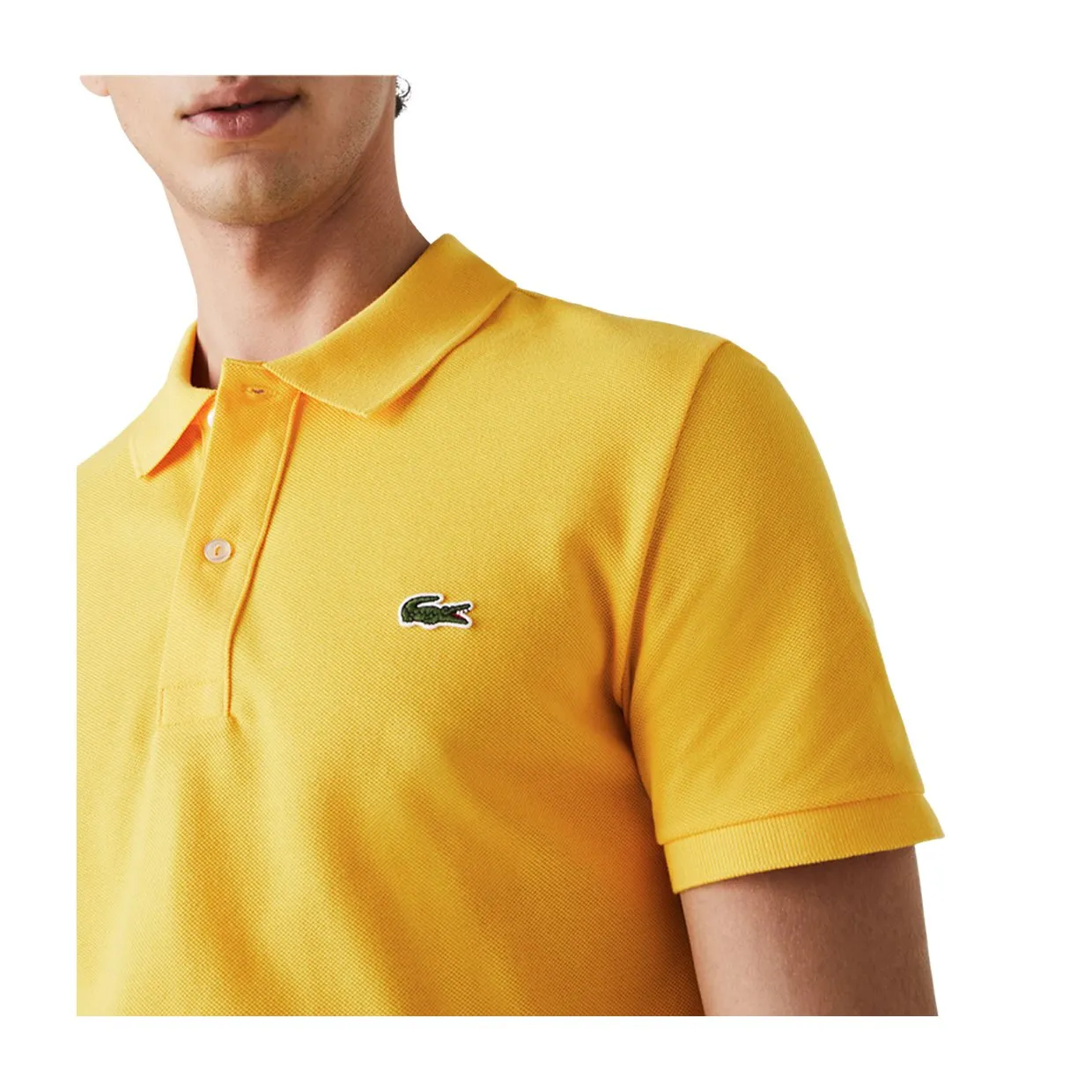 Polo Lacoste Slim Fit Giallo (US3)