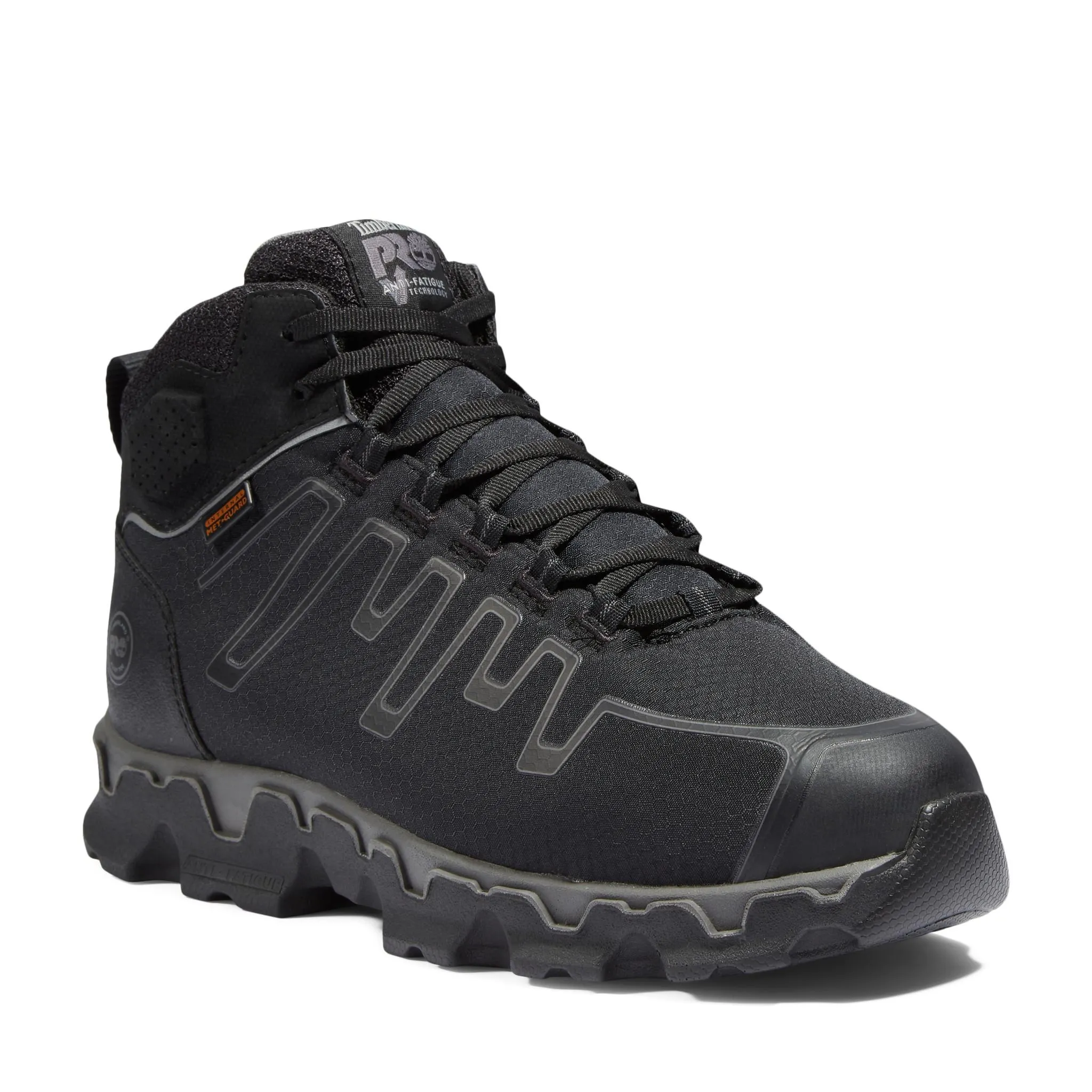 Powertrain Sport Alloy-Toe Met Guard Work Boot Black