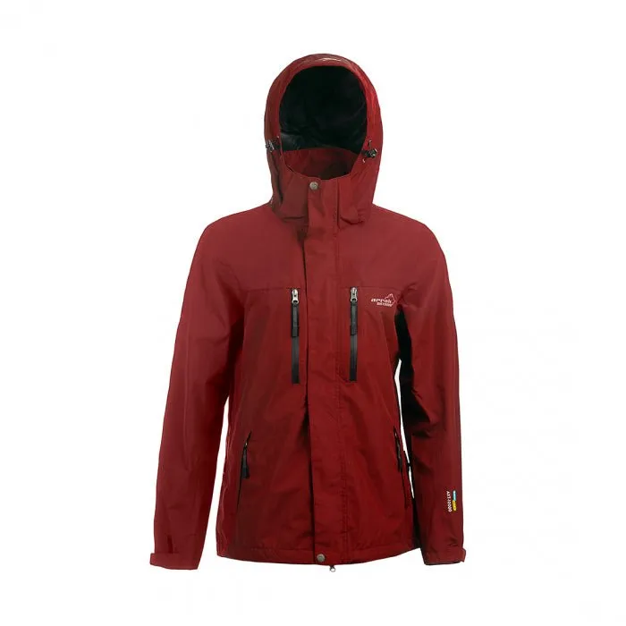 Protective Rain Jacket Lady (Dark Red)