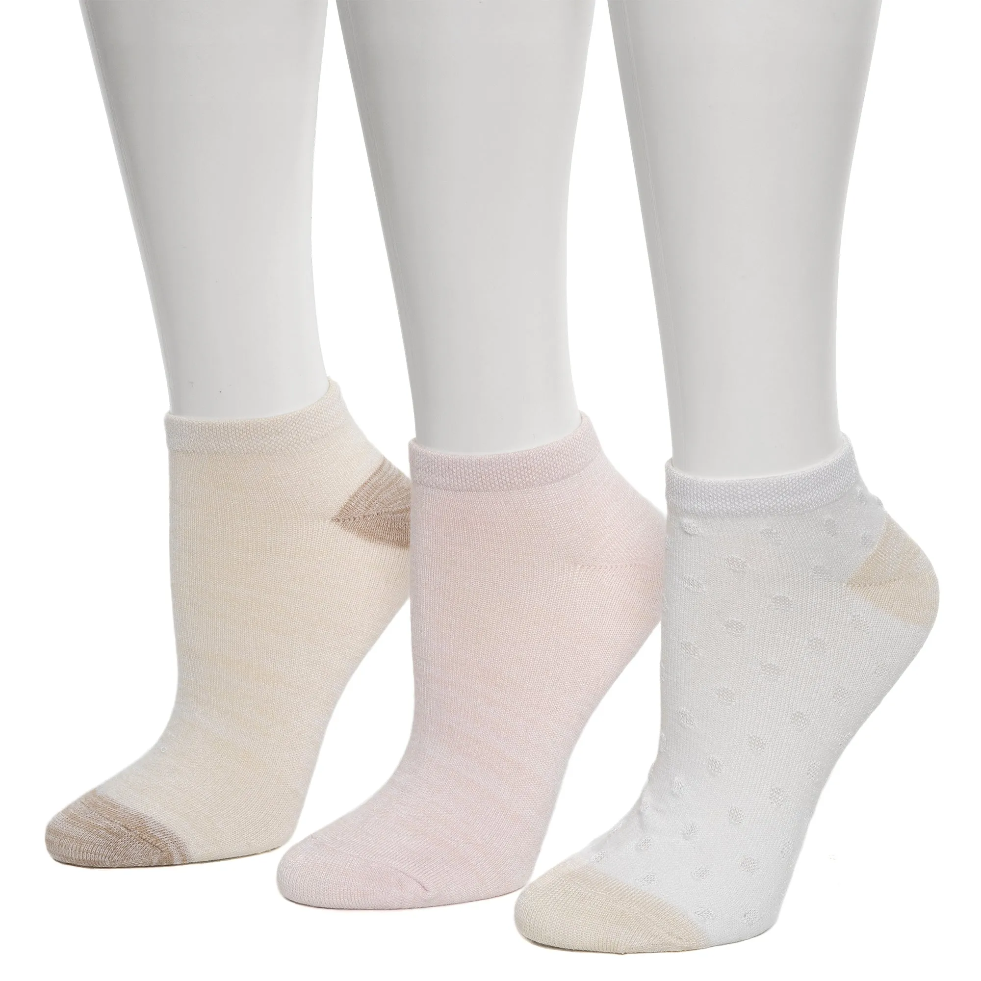 Pucker Dot Low Cut Sock 3 Pack