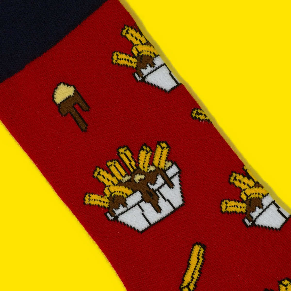 Quebec Poutine  socks