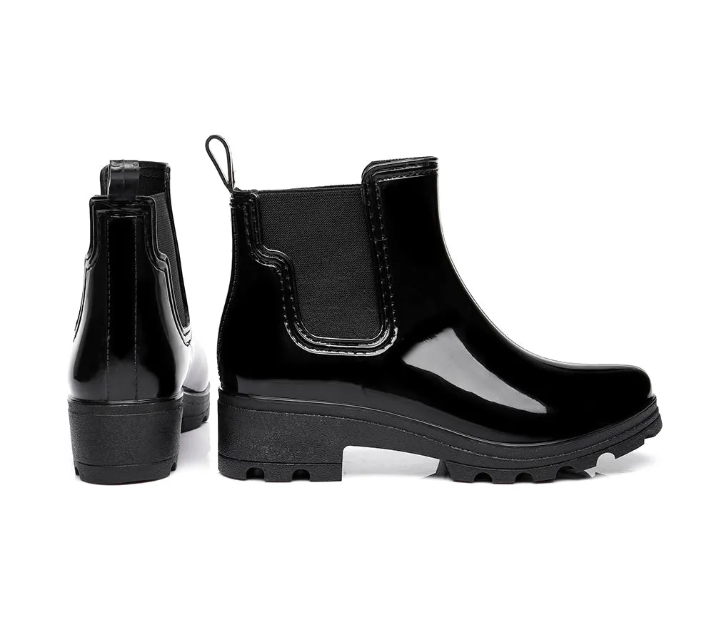 Rain Boots Vivily, Gum Boots With Australia Sheepskin Insole