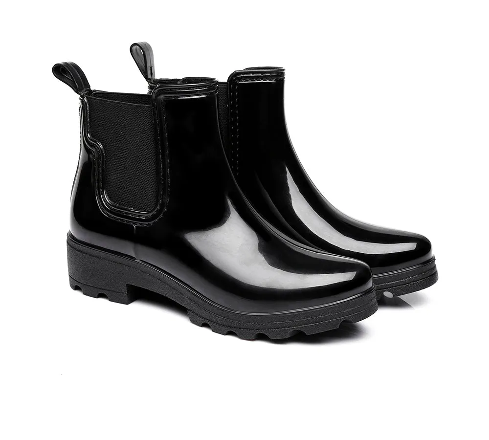 Rain Boots Vivily, Gum Boots With Australia Sheepskin Insole