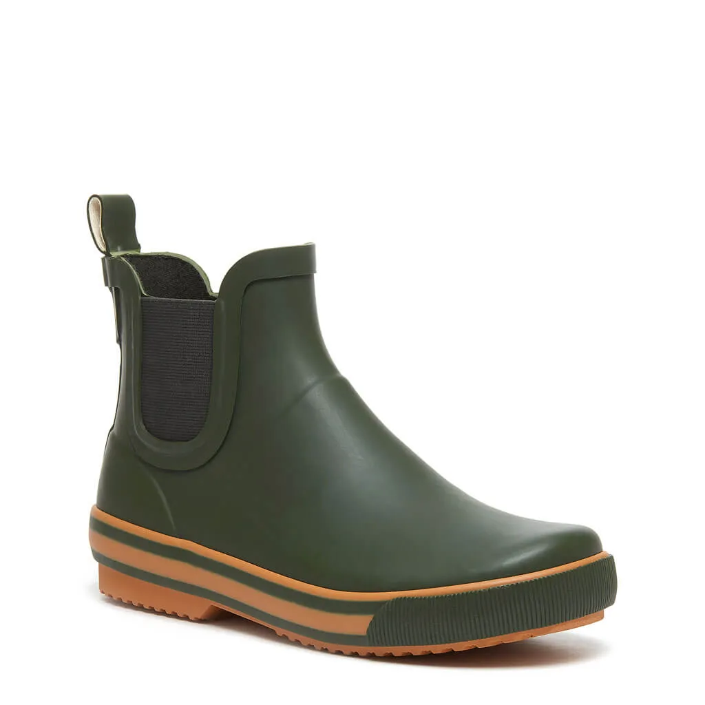 Rainbow Green Rain Bootie