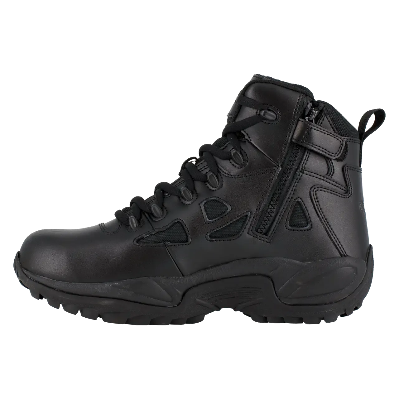 Rapid Response Rb 6 Inch Soft-Toe Waterproof Side Zip Tactical Stealth Boot Black