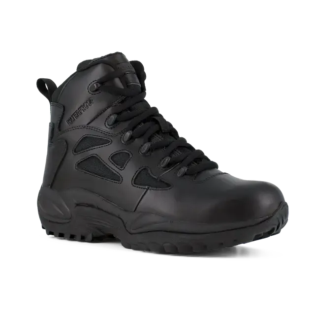 Rapid Response Rb 6 Inch Soft-Toe Waterproof Side Zip Tactical Stealth Boot Black