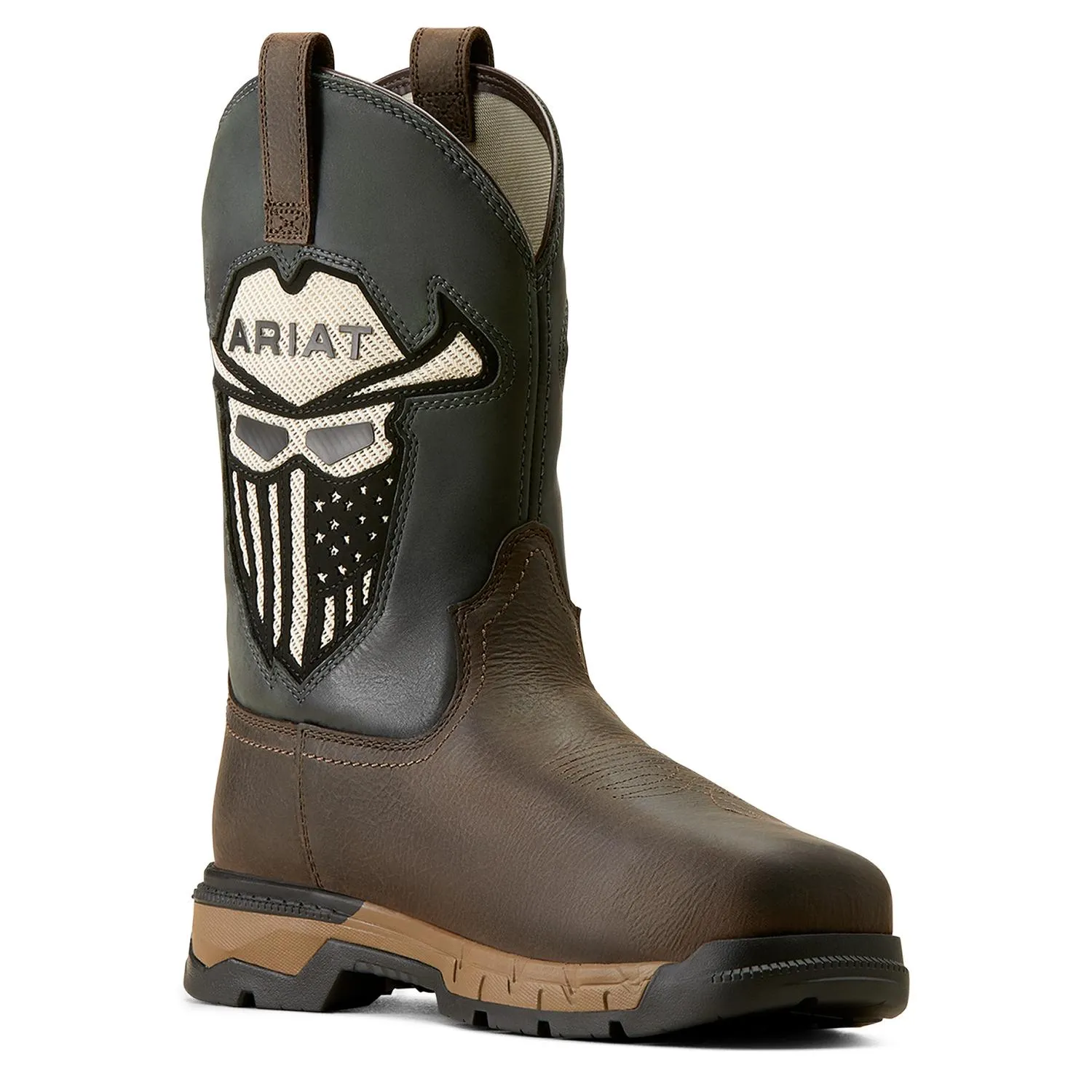 Rebar Flex Western VentTEK Incognito Composite Toe Work Boot in Iron Coffee - Durable, Comfortable, and Stylish Safety Footwear