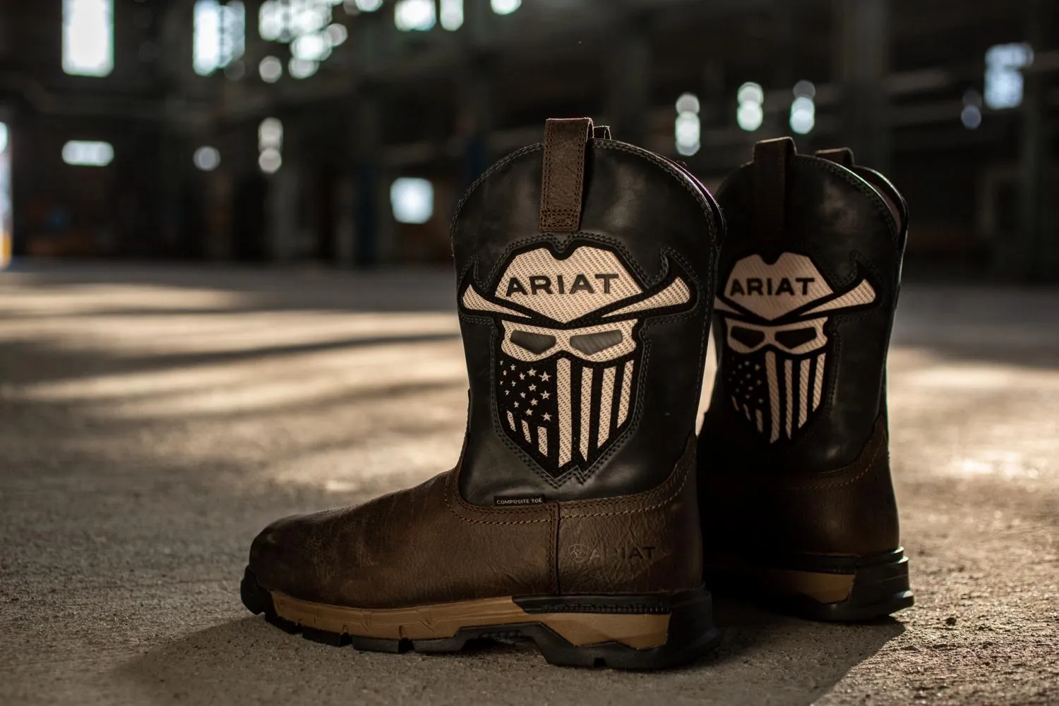 Rebar Flex Western VentTEK Incognito Composite Toe Work Boot in Iron Coffee - Durable, Comfortable, and Stylish Safety Footwear