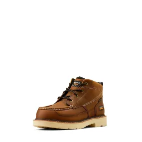 Rebar Lift Chukka Composite Toe Work Boot Distressed Brown