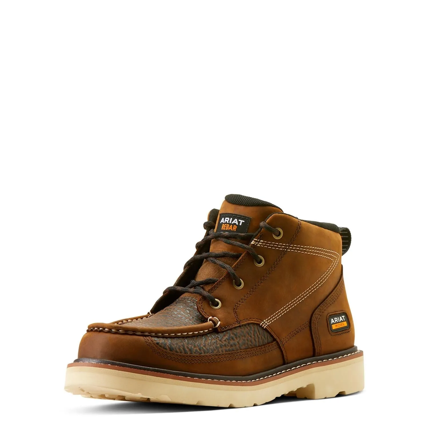 Rebar Lift Chukka Work Boot Distressed Brown