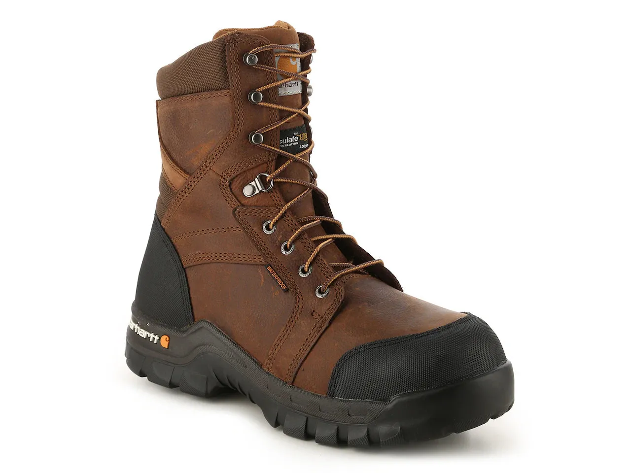 Rugged Flex Wp Ins. 8" Composite Toe Brown Work Boot