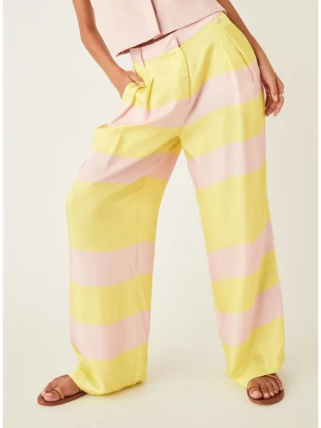 Saint Martin Pant Pink/Lime