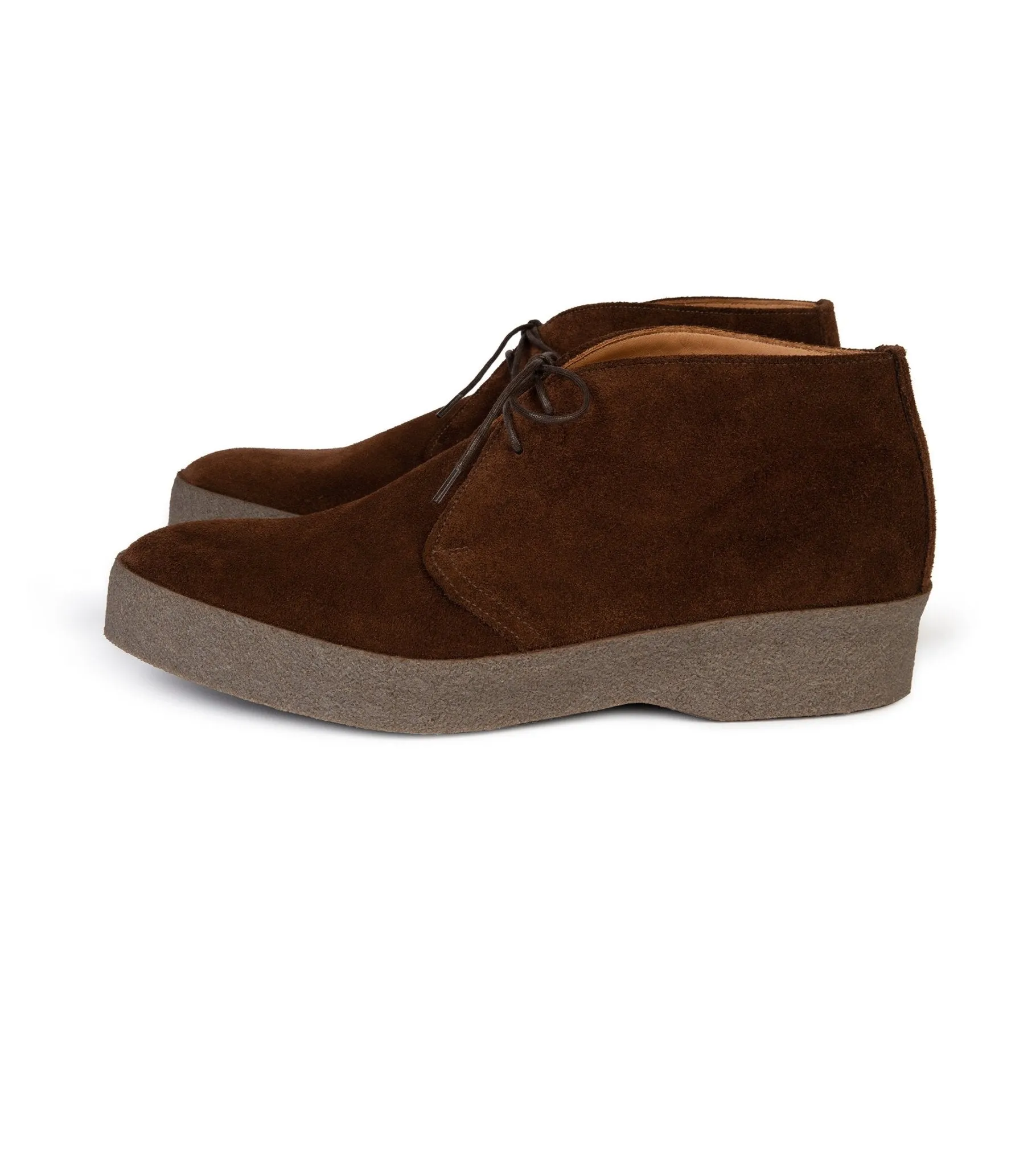 Sanders Hi-Top Suede Chukka Boot: Polo Snuff