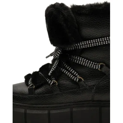 Shoe The Bear Tove Winter Boots -Black Leather