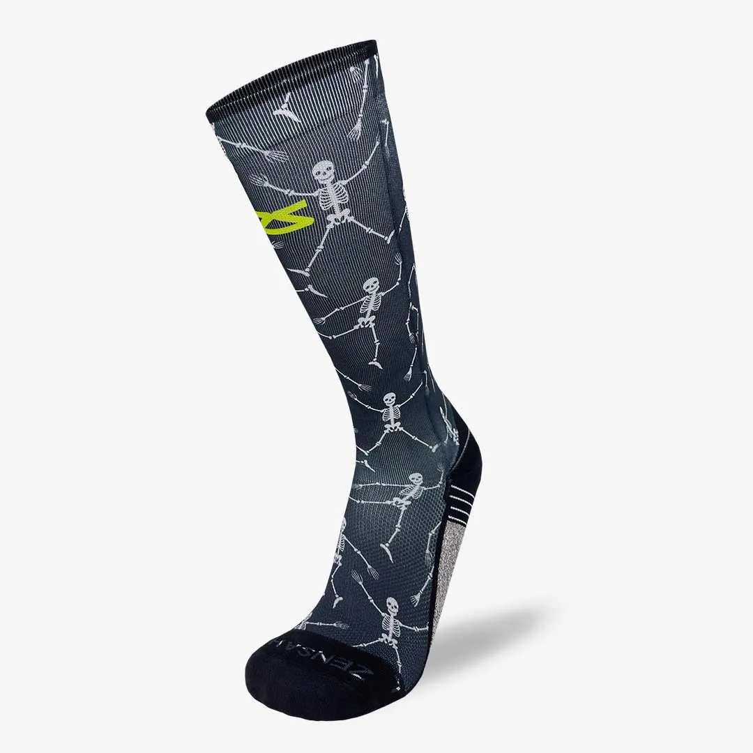 Skeletons Compression Socks (Knee-High)