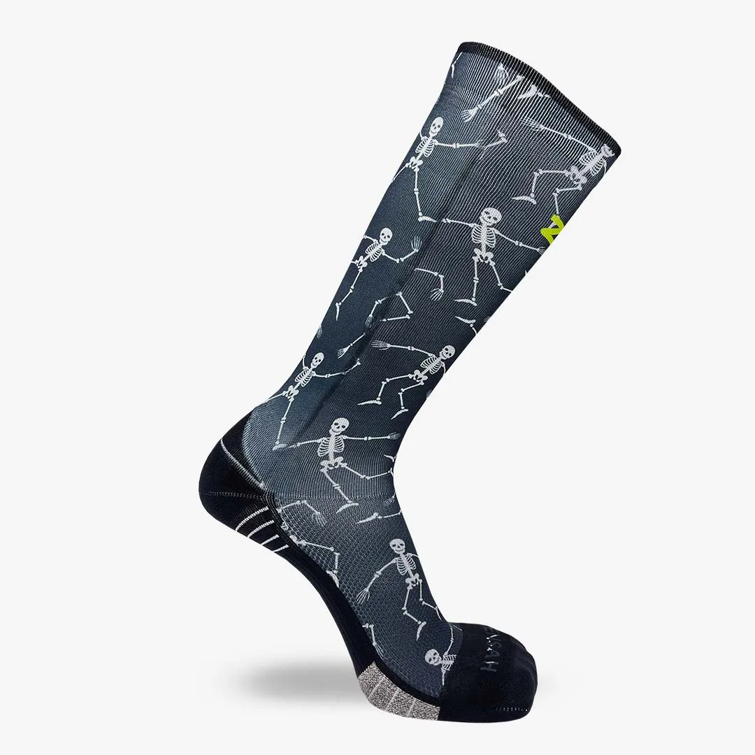 Skeletons Compression Socks (Knee-High)