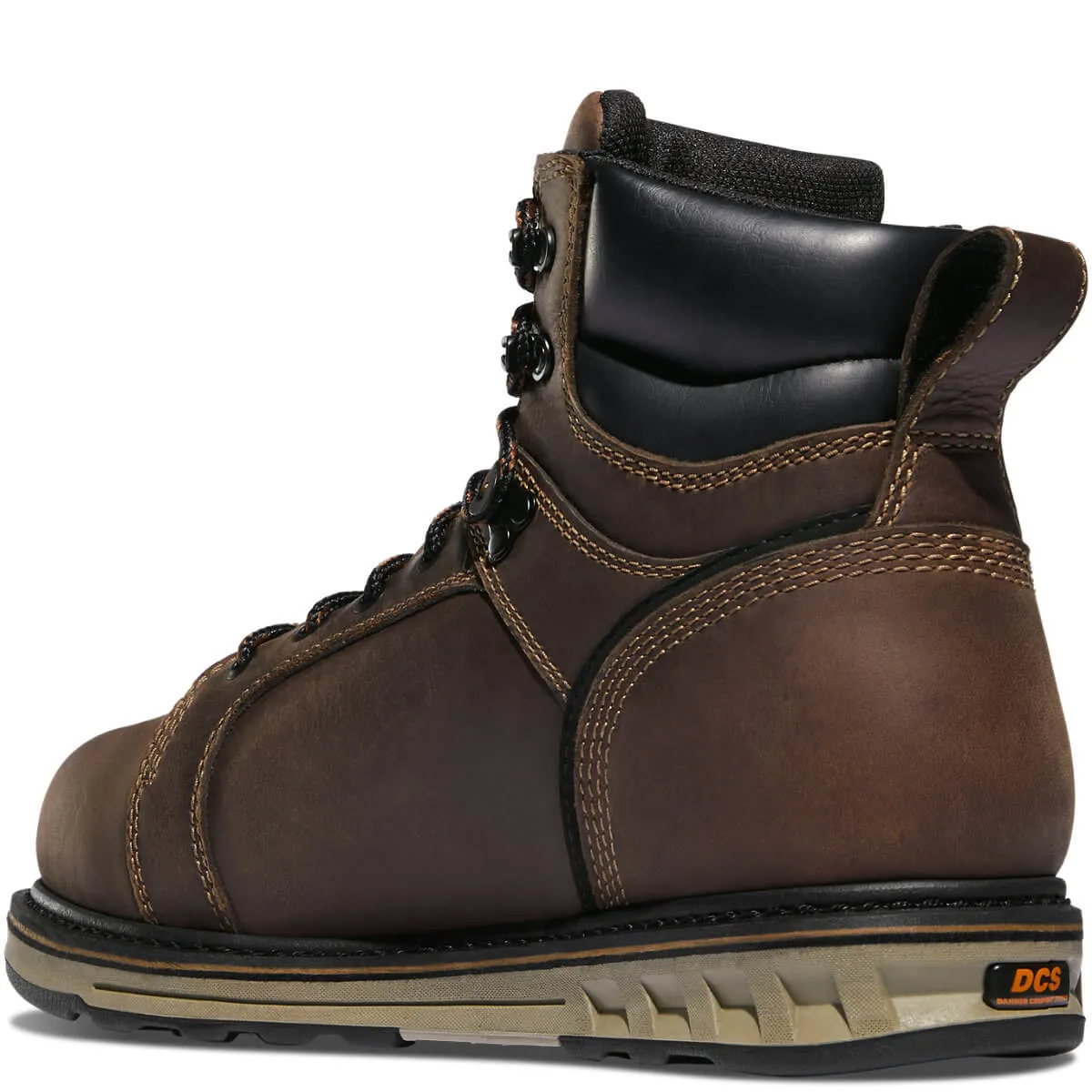 Steel Yard 6 Inch Steel-Toe Hot Weather Wedge Work Boot Brown