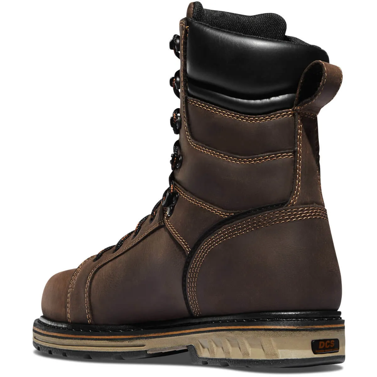 Steel Yard 8 Inch Steel-Toe Waterproof Work Boot Brown