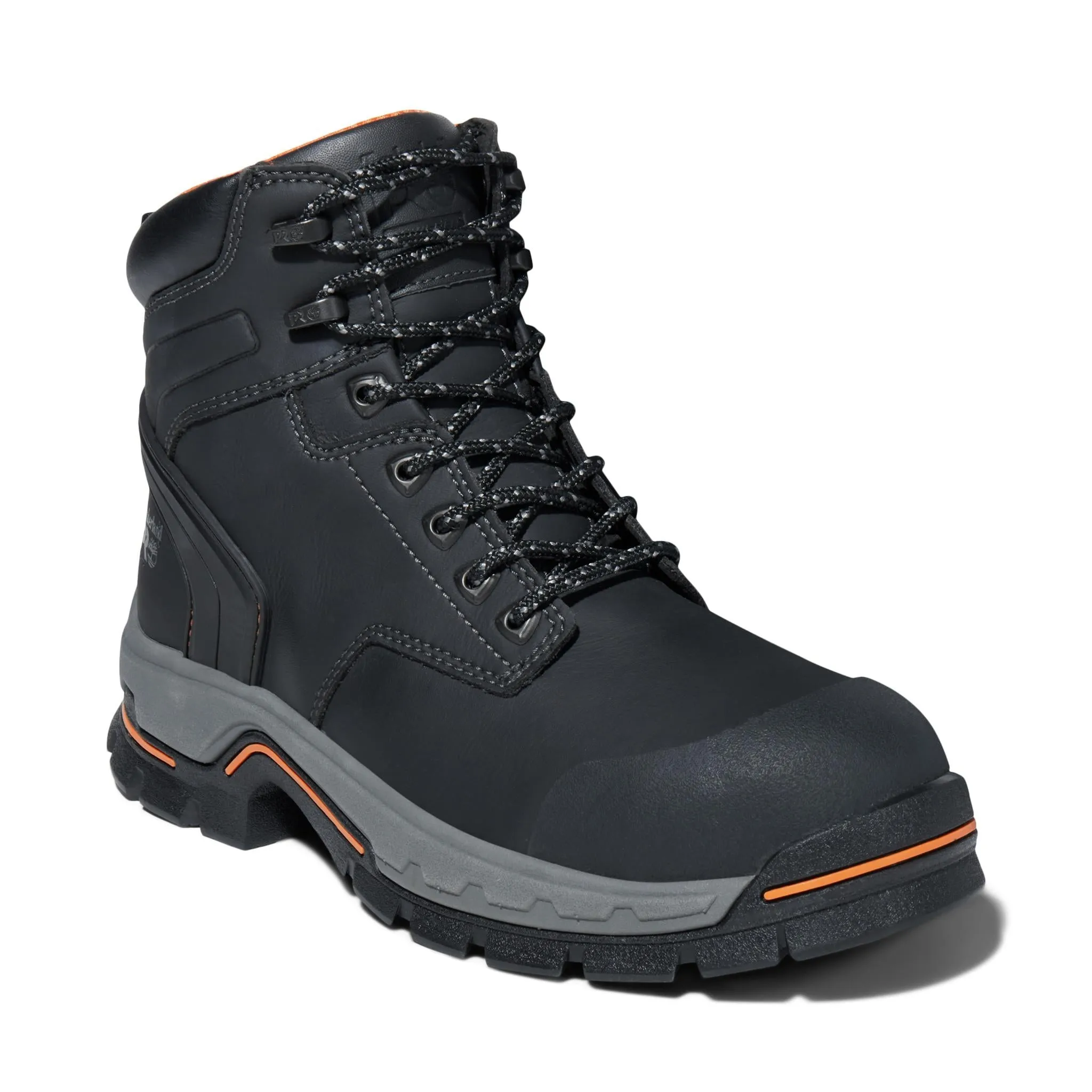 Stockdale 6 Inch Alloy-Toe Work Boot Black