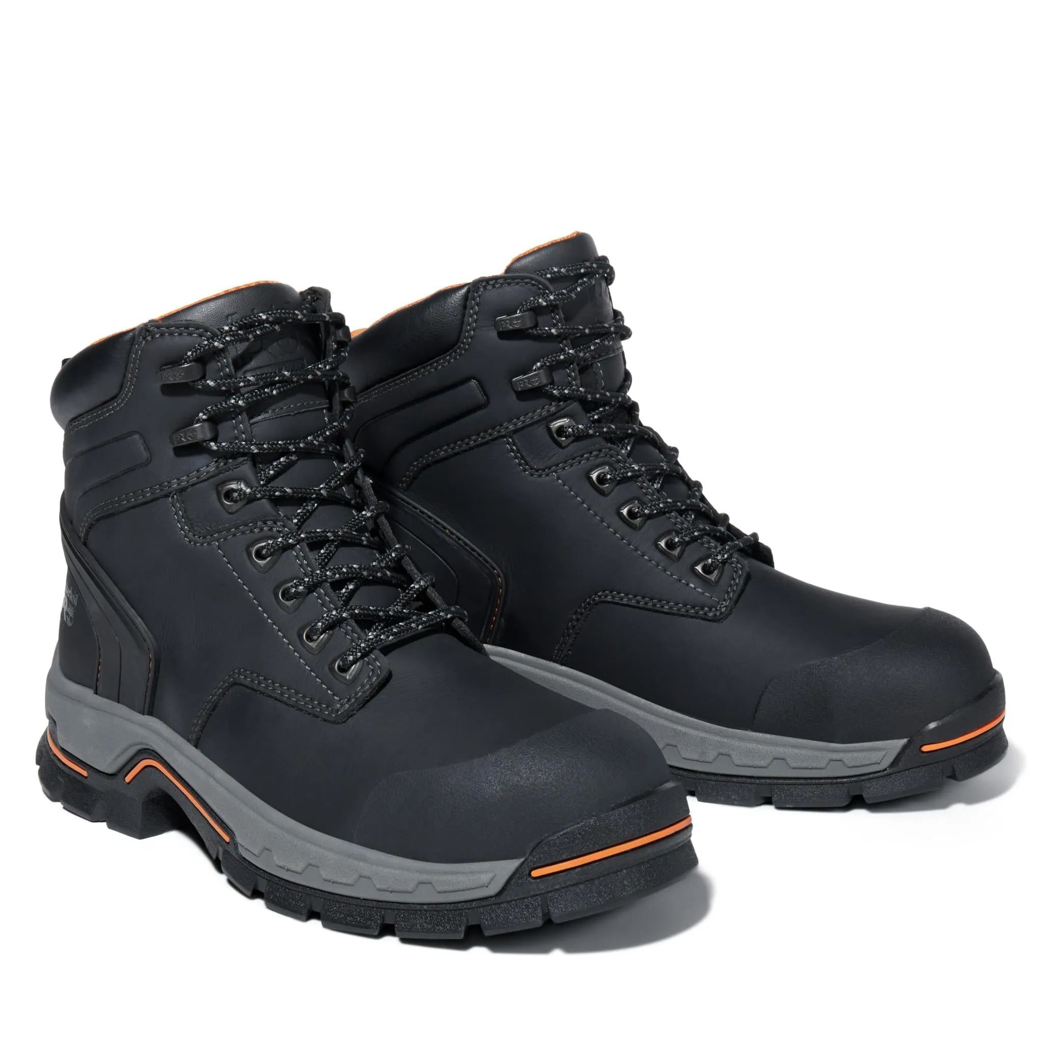 Stockdale 6 Inch Alloy-Toe Work Boot Black