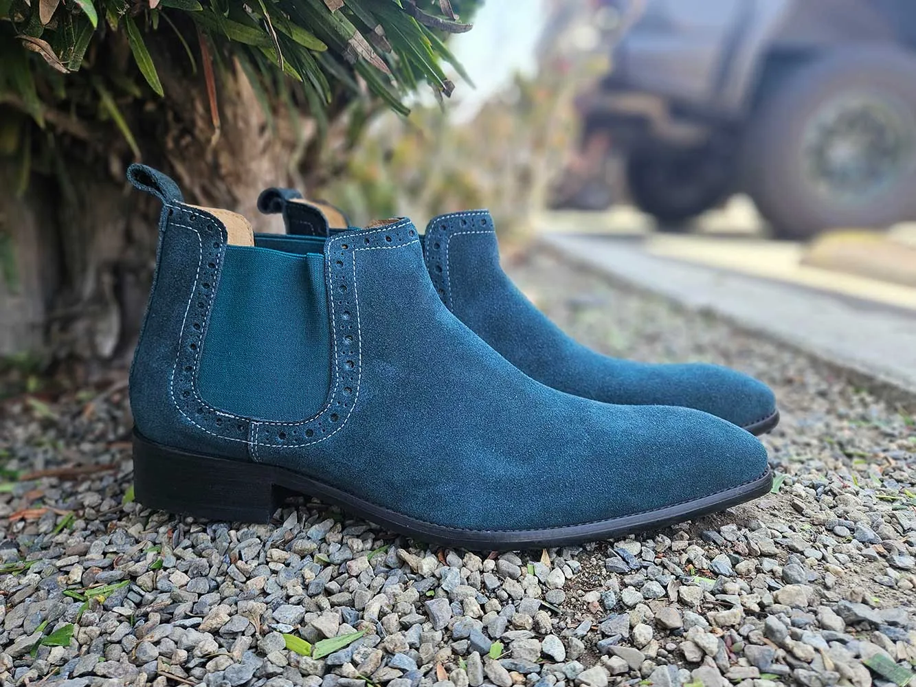 Suede Ankle Chelsea Boot