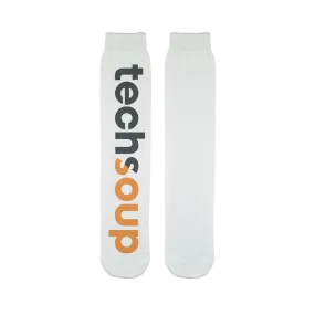 TechSoupBlack Sublimation Tube Sock