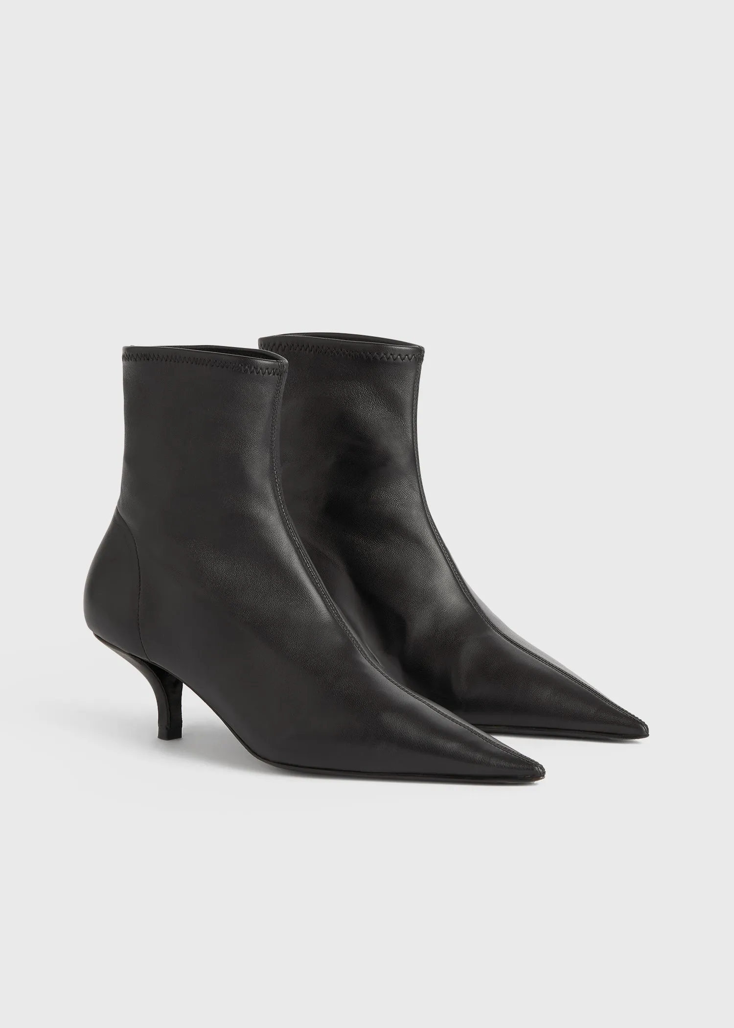 The Heeled Sock Boot black