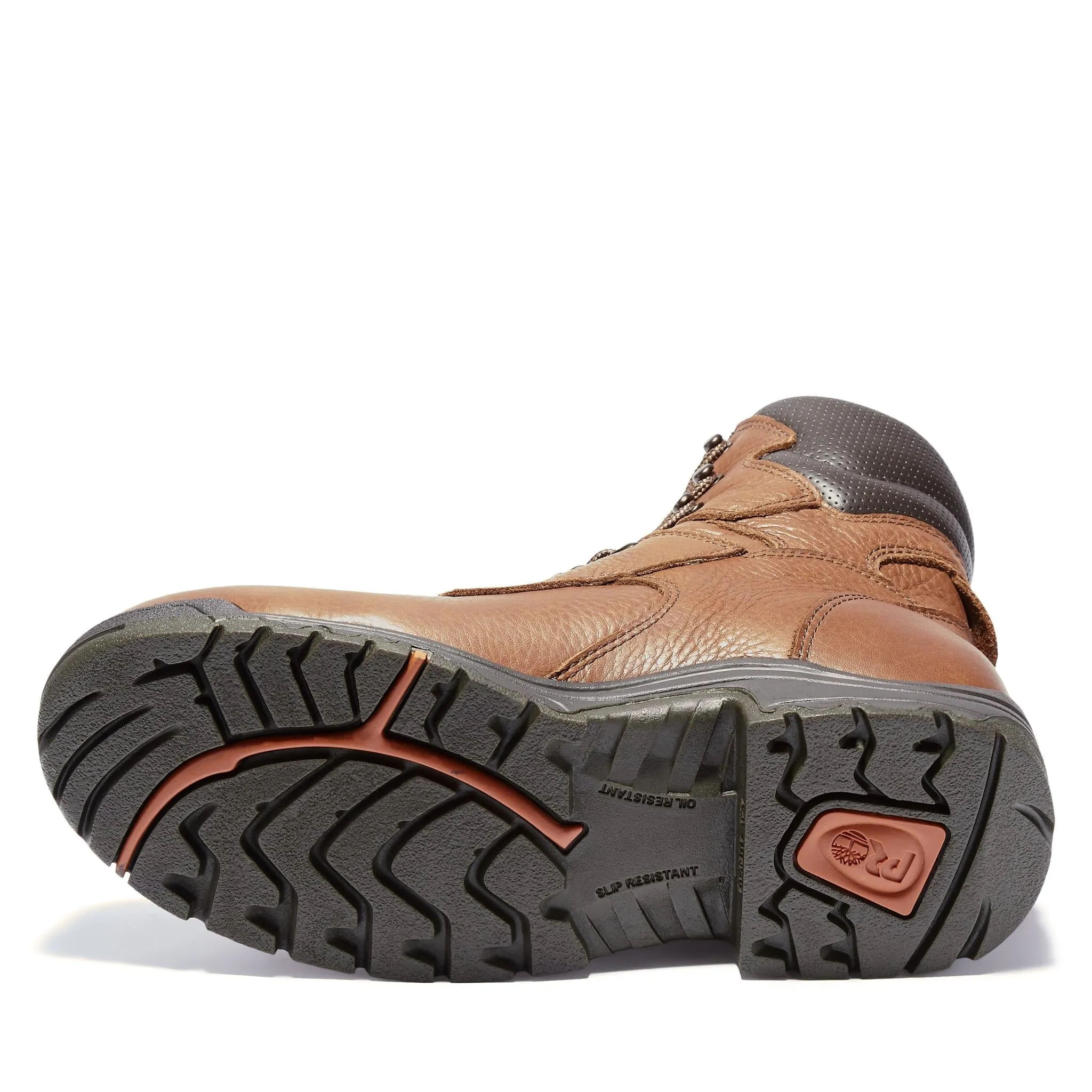 Titan 8 Inch Alloy-Toe Waterproof Work Boot Medium Brown