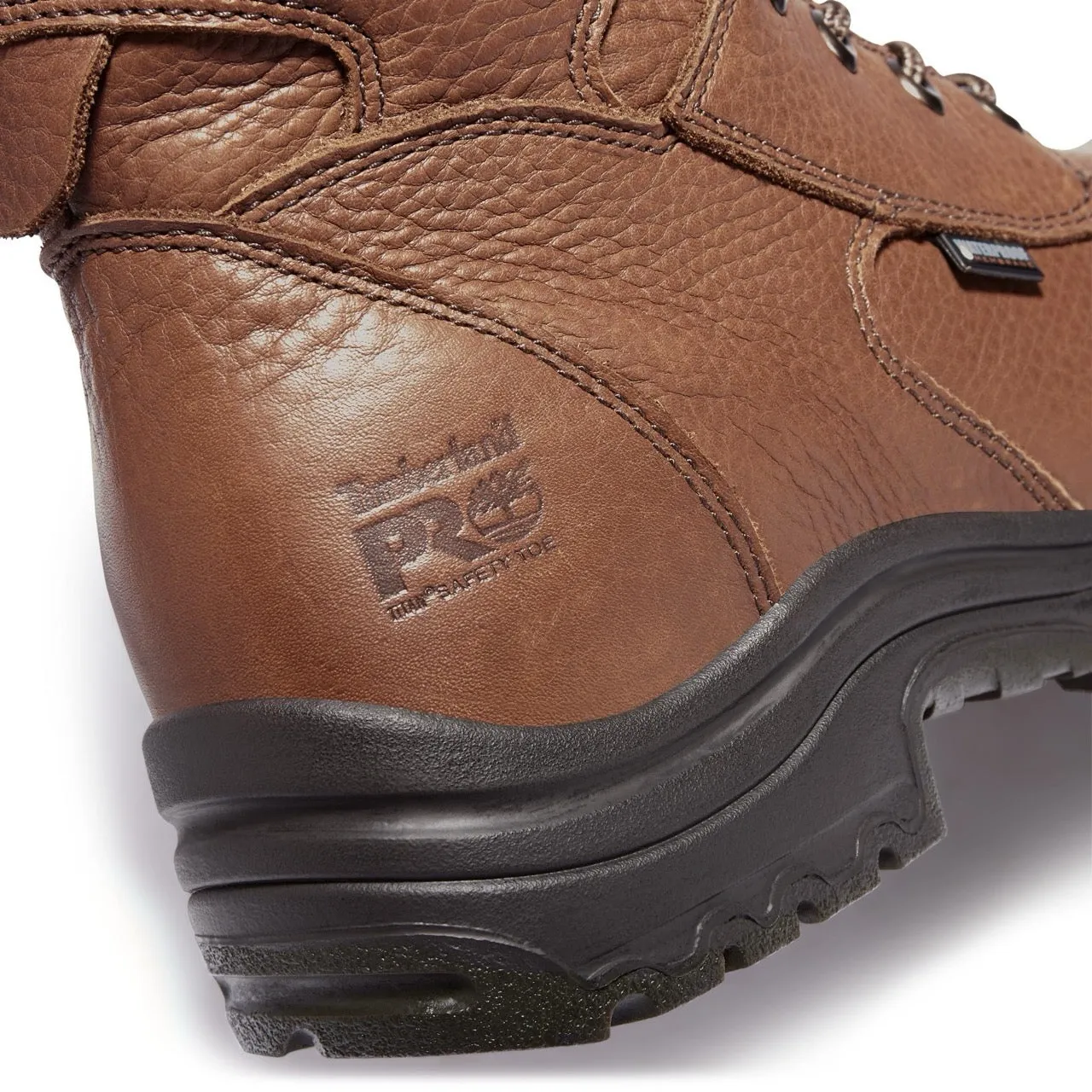 Titan 8 Inch Alloy-Toe Waterproof Work Boot Medium Brown