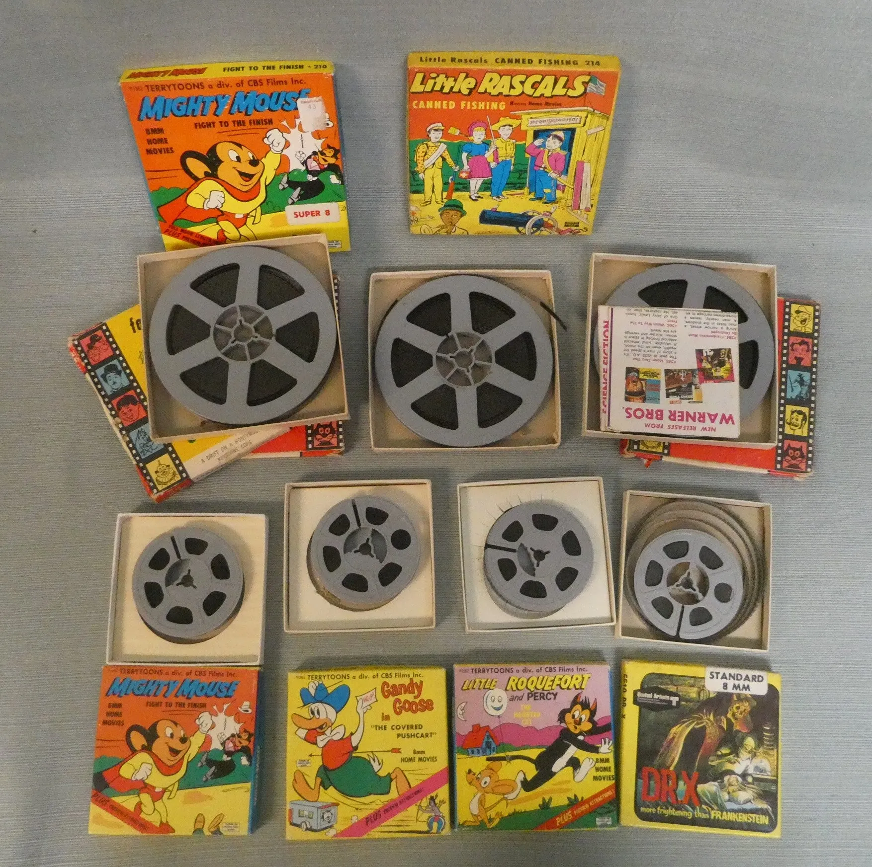 Vintage 8 mm Comic Movies - Lot of 10