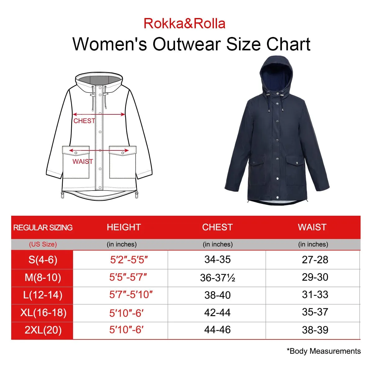 Women's Waterproof Rubber Slicker Rain Jacket