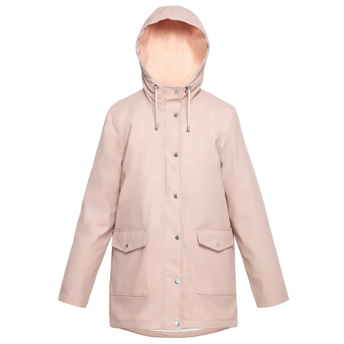 Women's Waterproof Rubber Slicker Rain Jacket