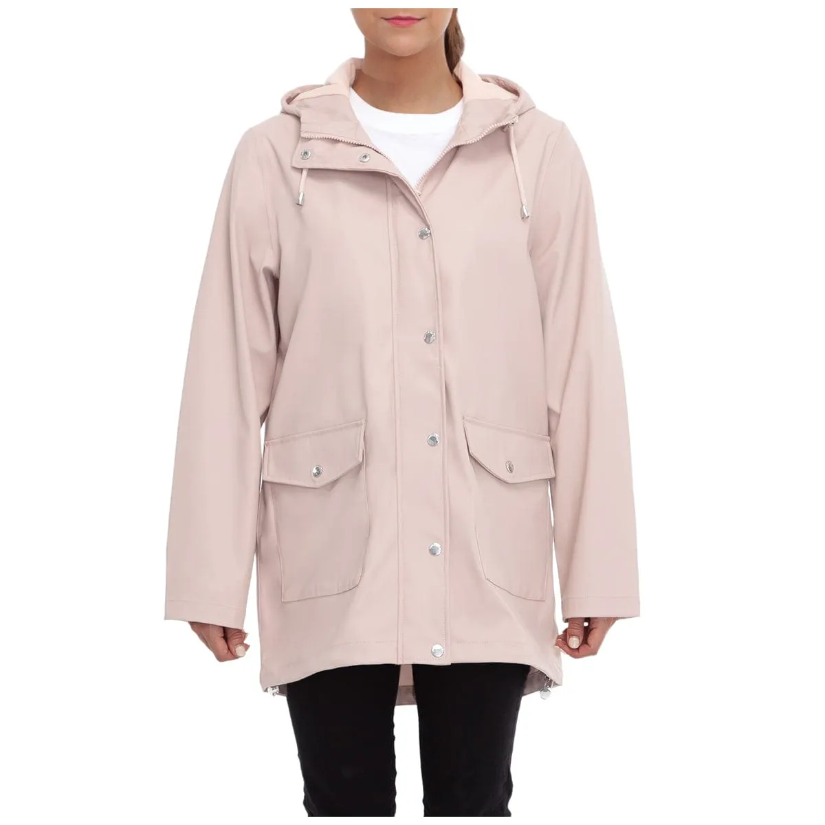 Women's Waterproof Rubber Slicker Rain Jacket