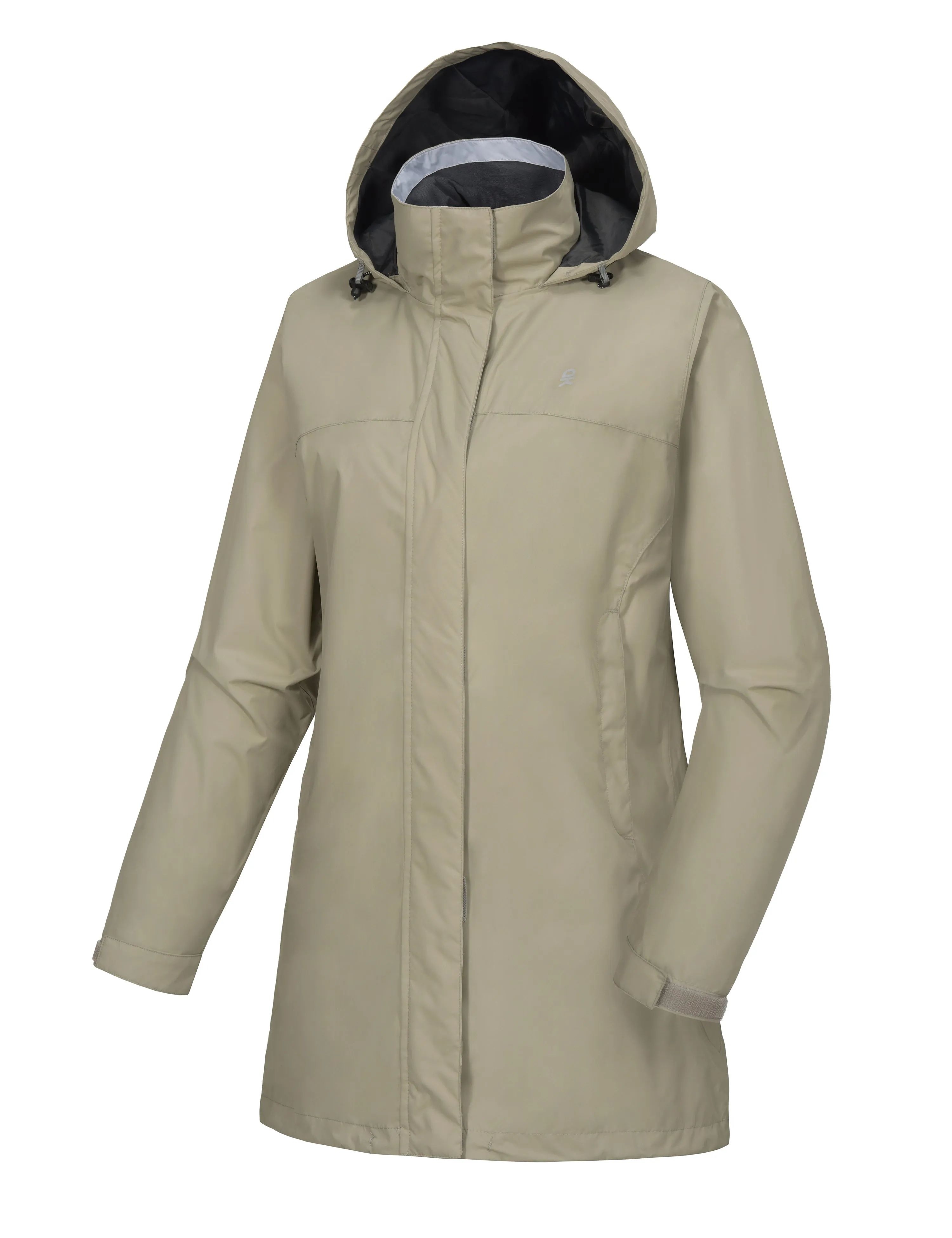 Women's Waterproof Windbreaker Rain long Shell Jacket